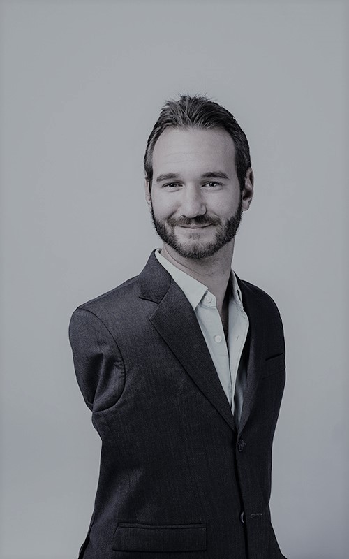 A photo of Nick Vujicic 